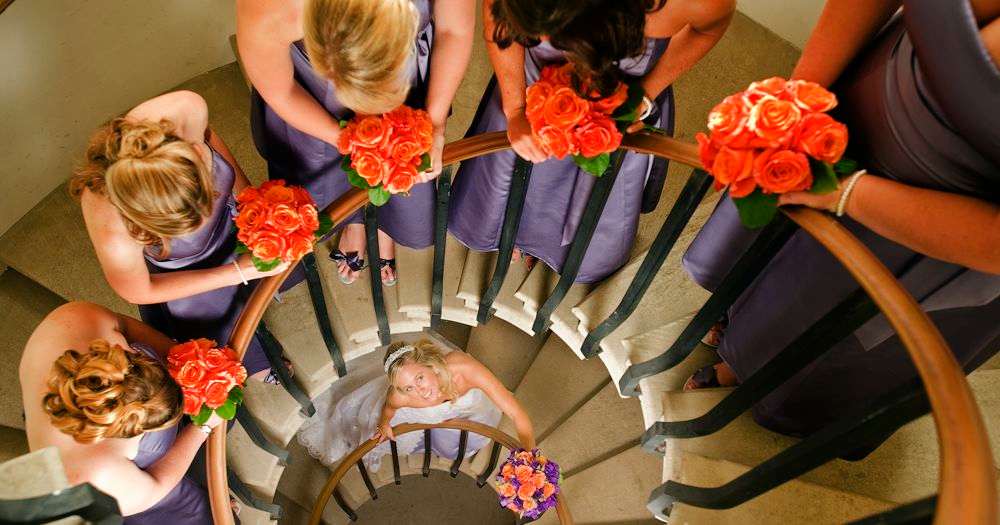 Columbia Missouri Wedding Photographer: Wedding Photography Spiral Staircase